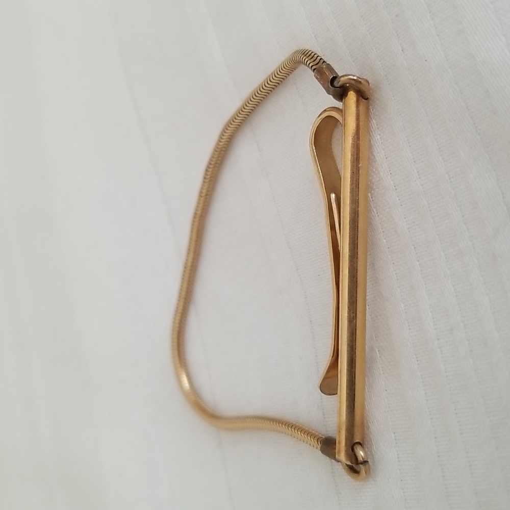 Vintage Krementz Gold Tie Bar Clip